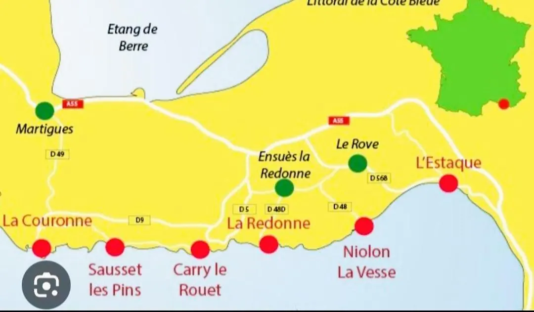 Hebergement Sur L Ile De Martigues, La Venise Provencale Γαλλία